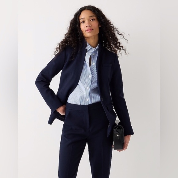J. Crew Jackets & Blazers - J.Crew Regent Blazer in Four-Season Stretch in Navy Blue Size 14